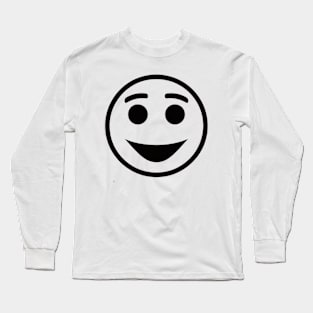 EMOTICON HAPPY MASK Long Sleeve T-Shirt